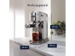 De Cafetera express - De'Longhi EC890.M Dedica Duo Cold Brew, 15 bar, 1450W, 1.1 l, Capacidad para 2 tazas, Metal - Imagen 8
