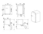 Nevera pequeña - SMEG FAB10RCR6, Estático, Altura 97 cm, Capacidad 122 l, Crema - Imagen 7