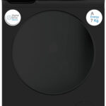 ALPHA Lavadora carga frontal - ALPHA TITAN Elite-7, Motor Digital Smart Inverter, 1200 rpm,, 7 kg, Negro