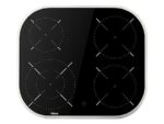 Teka Placa vitrocerámica - Teka TCC 64000 PLV, 4 zonas, Zona grande 21 cm, 59 cm, Superficie vidrio cerámico, Cristal negro
