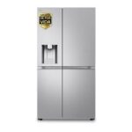 LG Frigorífico americano - LG GSLE91MBAB, No Frost, 179 cm, 623 l, DoorCooling+™, Spaceplus™, Acero texturizado antihuellas