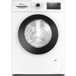 BALAY Lavadora carga frontal - BALAY 3TS382B, 8 Kg, 1200 rpm, 15 programas, Blanco