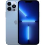 REACONDICIONADO Excelente Apple iPhone 13 Pro Max, Azul alpino, 128 GB, 5G, 6.7" OLED Super Retina XDR ProMotion, Chip A15 Bionic, iOS