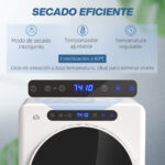HOMCOM Secadora de Evacuación - HOMCOM B61-010V90WT, #, Blanco - Imagen 7