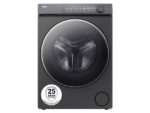 Haier Lavadora secadora - Haier HWD90BP14367GTUS, 9 kg/5 kg, Inverter, 1400rpm, Flexy Time, Ciclo Allergy Care, Ropa de bebé, Inox