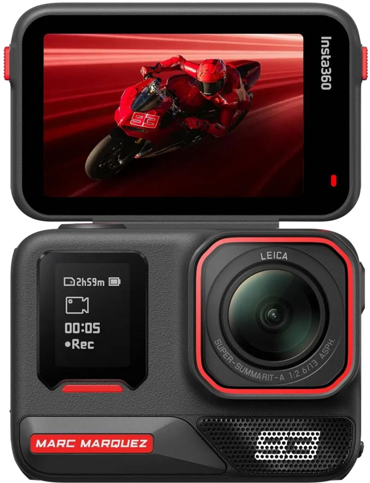 161462034_1 INSTA360 Cámara deportiva Ace Pro 2 Marc Márquez Bundle - INSTA360, Negro/Rojo - Imagen 1