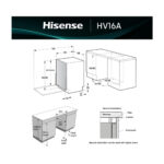 HISENSE Lavavajillas integrable 60 cm - HISENSE 746058, 16 servicios, 8 programas, 59,8 cm, No aplicable - Imagen 3