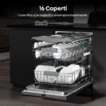 HISENSE Lavavajillas integrable 60 cm - HISENSE 746058, 16 servicios, 8 programas, 59,8 cm, No aplicable - Imagen 5