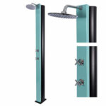 CRM Ducha solar de piscina - CRM Cross 40L Aguamarina