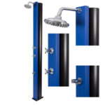 CRM Ducha solar de piscina - CRM Ultramarine 40L con Lavapies con Lavapiés