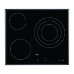 AEG Placa de vitrocerámica - AEG HK623020FB, 3 zonas, 590 mm, Black