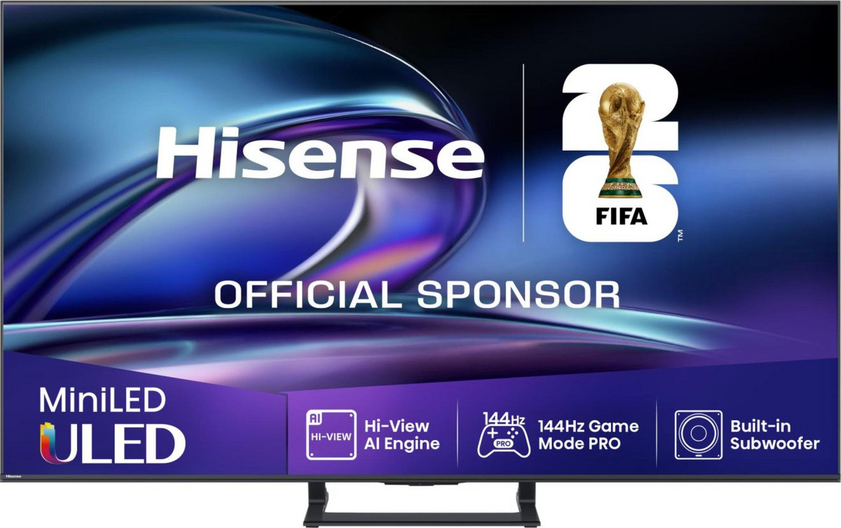 161873224_1 HISENSE TV Mini LED 65" - HISENSE 65E8Q, UHD 4K, Quad Core/MT9618, Smart TV, DVB-T2 (H.265), Negro - Imagen 1