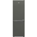 Beko Frigorífico combi - Beko B5RCNE365HG, Neo Frost Dual Cooling, Altura 186.5 cm, 366 l, AeroFlow, Tecnología HarvestFresh, Gris Manhattan