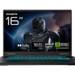 Gigabyte Portátil gaming - Gigabyte GAMING A16 3VHK3ES864SD, 16" WUXGA, AMD Ryzen™ 7 260, 32 GB RAM, 1 TB SSD, GeForce RTX™ 5060, Sin sistema operativ