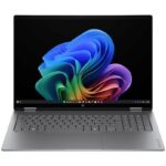 HP Convertible 2 en 1 - HP OmniBook X Flip 16-cc0000ns, Copilot+PC, 50 TOPS, AMD Ryzen™ AI 7 450, 32 GB RAM, 1TB SSD, Windows 11 Home, Meteor silver