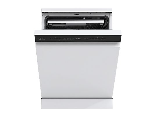 1619764_1 Midea Lavavajillas - Midea MDWEF1433DW-WA, 14 Servicios, 6+3 Programas, 59.8 cm Ancho, WiFi, Auto Door Open, BLDC Motor, Blanco - Imagen 1