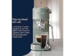 De Cafetera express - De'Longhi Dedica Duo EC890.GR, 1450 W, 15 bar, 1.1 l, Función 2 tazas, Verde jade - Imagen 7