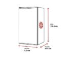Hisense Frigorífico una puerta - Hisense RR220D4BWE, Cíclico, 126.5 cm, 165 L, Balconera XXL, Cajón frutas y verduras, Blanco - Imagen 2