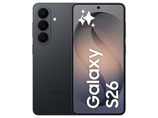 1620261_1 Samsung Móvil - Samsung Galaxy S26, Negro, 256 GB, 12 GB RAM , 6.3" FHD+, Exynos 2600, 4300 mAh, Android 16 - Imagen 1