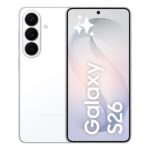 Samsung Móvil - Samsung Galaxy S26, Blanco, 512 GB, 12 GB RAM , 6.3" FHD+, Exynos 2600, 4300 mAh, Android 16