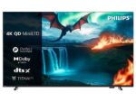 Philips TV QD-Mini LED 75" - Philips 75MLED820/12, UHD 4K, P5 Perfect Picture Engine, Smart TV, Dolby Atmos Titan OS, DVB-T2, Negro