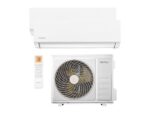 Aire acondicionado Split 2 x 1 - Daitsu 3NDA02161 Free Max DSM-912KDT-Z UE14, 2270 fg/h, Temporizador, WiFi, Blanco