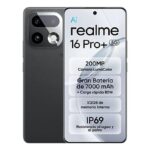 realme Móvil - realme 16 Pro+, Master Grey, 512 GB, 12 GB RAM, 6.8" HyperGlow 4D Curve+ de 144Hz, Qualcomm Snapdragon 7 Gen 4, 7000 mAh
