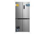 Frigorífico americano - Cecotec Bolero CoolMarket 4D 474 Inox E, T474 L, Total NoFrost, Fresh Flex, Compresor Inverter, Ultrasilencioso