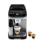 De Cafetera superautomática - De'Longhi Magnifica Evo Next ECAM 310.80.SB, 1450 Watt, 15 bar, Molinillo integrado, Depósito de leche, Plata/Negro