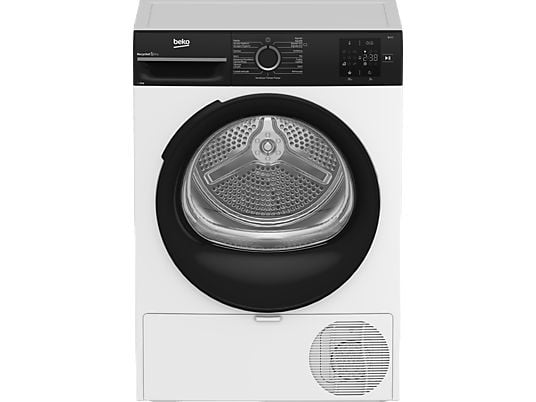 1621764_1 Beko Secadora bomba de calor - Beko BM3T30230W, 10 kg, 15 Programas, Pantalla digital, AquaWave®, Blanco - Imagen 1
