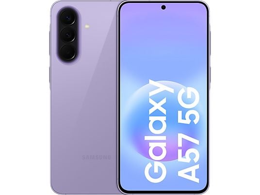 1622506_1 Samsung Móvil - Samsung Galaxy A57, Violeta, 256 GB, 8 GB RAM, 6.7" FHD+, Exynos 1680, 5000 mAh, Android 16 - Imagen 1
