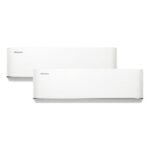 Aire acondicionado Split 2 x 1 - Hisense 2AMW42CF99 , 2.236 fg/h, Wi Fi, Modo Smart, Auto Oscilante 4D, Blanco