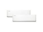 Aire acondicionado Split 2 x 1 - Hisense 2AMW52HC912, 3.526 fg/h, Wi Fi, Modo Smart, Auto Oscilante 4D, Blanco Blanco