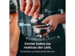 Cecotec Cafetera express - Cecotec Baristeo Brava, 3150 W, 15 bares, Caldera doble, Portafiltro 58 mm, Pre-infusión, Manómetro, Depósito 2,5 L, Platea - Imagen 6