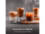 Cecotec Cafetera express - Cecotec Baristeo Brava, 3150 W, 15 bares, Caldera doble, Portafiltro 58 mm, Pre-infusión, Manómetro, Depósito 2,5 L, Platea - Imagen 7