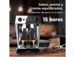 Cecotec Cafetera express - Cecotec Baristeo Brava, 3150 W, 15 bares, Caldera doble, Portafiltro 58 mm, Pre-infusión, Manómetro, Depósito 2,5 L, Platea - Imagen 8