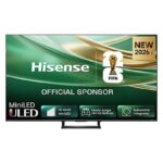 Hisense TV Mini LED 65" - Hisense 65E8S, UHD 4K, Quad Core / MT9618, Total HDR, Subwoofer integrado, IA 4K, Negro