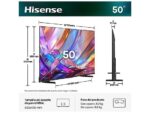 Hisense TV QLED 50" - Hisense 50E7S, QLED 4K, Escalador 4K IA, Modo Juego Plus, Dolby Visión IQ, Negro - Imagen 4