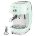 SMEG Cafetera espresso - SMEG ECF03PGEU, 15 bar, 1650 W, Verde pastel - Imagen 4