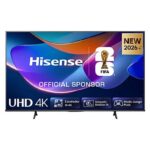 Hisense TV LED 43" - Hisense 43A6S, UHD 4K, Escalador 4K IA, Control por voz, Smooth Motion IA, Negro