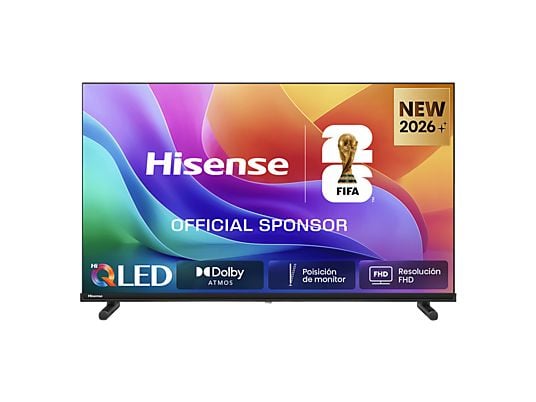 1623882_1 Hisense TV QLED 40" - Hisense 40A5S, Full-HD, Posición de monitor, Modo Juego, Modo Deportes IA, Negro - Imagen 1