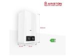 Ariston Termo eléctrico - Ariston AKROS 11 NG, 21 kW, 11 l, Control Exterior de Temperatura, Gas Natural, Blanco - Imagen 6