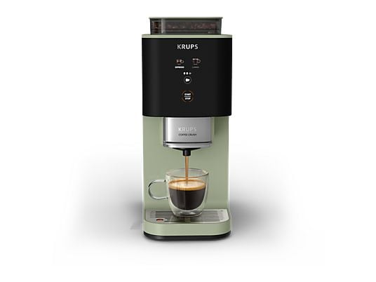 1624667_1 Krups Cafetera superautomática - Krups Coffee Crush, Café en grano y molido, 15 bares, 2 recetas de café, Táctil, Compacta, 3 niveles de molienda, Ver - Imagen 1