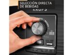 Krups Cafetera superautomática - Krups Intensity EA50K9, 4 bebidas, Espumador de leche manual, Granos de cafe, 15 bares, 1.7l, 2 Tazas, Compacta, negr - Imagen 5