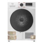 EVVO Secadora bomba de calor - EVVO S8 D, 8 kg, 16 programas, Blanco