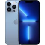 REACONDICIONADO Excelente Apple iPhone 13 Pro, Azul alpino, 256 GB, 5G, 6.1" OLED Super Retina XDR ProMotion, Chip A15 Bionic, iOS