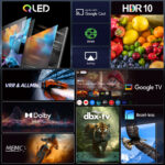 CHIQ TV QLED 50" - CHIQ U50QST, UHD 4K, Smart TV, DVB-T2 (H.265), Negro - Imagen 3