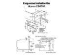 Infiniton REACONDICIONADO Seminuevo Excelente Pack Horno + Encimera - Infiniton HV-CB65H30, Multifunción, Grill, 65l, Vitrocerámica, 3 Zonas, Triple c - Imagen 2