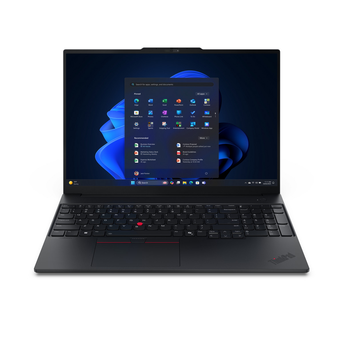 162515697_1 LENOVO Portátil - LENOVO ThinkPad E16 Gen 3 (Intel), 16 " WUXGA, Intel Core Ultra 7, 255H, 16 GB RAM, 512 GB SSD, Onboard Graphics, Windows 11 Pro, id - Imagen 1