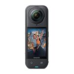 Insta360 Cámara deportiva - Insta360 X5 Motorcycle Bundle, 8K, 185 min Autonomía, Sensor 1/1,28", Triple Chip de Inteligencia Artificial, Negro